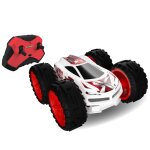 Exost voiture jouet de cascade radioguide gyrotex rouge 1:12