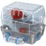 Ferplast cage pour hamsters combi 1 fun gris 40, 5x29, 5x32, 5cm 57926499