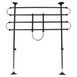 Flamingo barres de protection de voiture pour chiens 2 pcs noir
