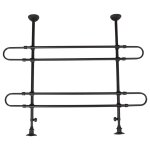 Flamingo barres de protection de voiture pour chiens 2 pcs sima noir