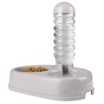 Flamingo bol d'alimentation avec distributeur d'eau 850 ml gris