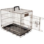 Flamingo cage pour animaux ebo marron mtallique 47x31x38 cm 517579