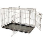 Flamingo cage pour animaux ebo marron mtallis 61 x 43 x 50 cm 517580