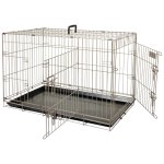 Flamingo cage pour animaux ebo marron mtallis 77 x 47 x 55 cm 517581