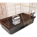 Flamingo cage  oiseaux numfor 1 cuivre 51x30x60 cm