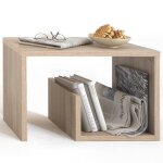 Fmd table basse 2 - en - 1 59 x 36 x 38 cm chêne Fmd table basse 2 - en - 1 59 x 36 x 38 cm chêne