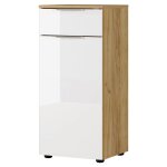 Germania armoire de salle de bain gw - avino 34x39x85 cm blanc et chêne Germania armoire de salle de bain gw - avino 34x39x85 cm blanc et chêne
