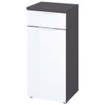 Germania armoire de sol de salle de bain gw - pescara blanc et graphite Germania armoire de sol de salle de bain gw - pescara blanc et graphite