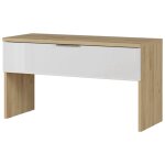 Germania banc  chaussures gw - avino 38x92x51 cm chne navarre et blanc