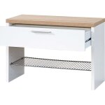 Germania banc  chaussures top blanc et chne de sonoma 3192 - 178