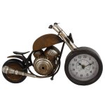Gifts amsterdam horloge de bureau motor mtal marron 35x13x17, 5 cm