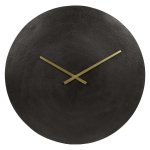 Gifts amsterdam horloge murale moon xl aluminium noir 55, 5 cm