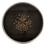 Gifts amsterdam horloge  radar stefan mtal noir et dor 55 cm
