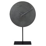 Gifts amsterdam horloge sur socle merkur aluminium gris 30x46x7, 5 cm