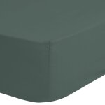 Good morning drap - housse 160x200 cm vert olive