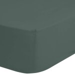 Good morning drap - housse 180x200 cm vert olive Good morning drap - housse 180x200 cm vert olive