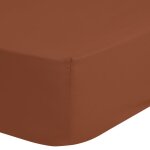 Good morning drap - housse 180x220 cm terre cuite Good morning drap - housse 180x220 cm terre cuite