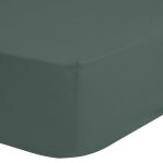 Good morning drap - housse 180x220 cm vert olive Good morning drap - housse 180x220 cm vert olive