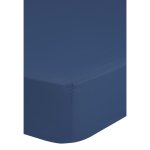 Good morning drap - housse 90x200 cm bleu denim