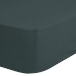 Good morning drap - housse jersey 140x200 cm vert fonc