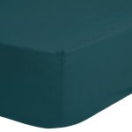Good morning drap - housse jersey 160 / 180x200 cm bleu pétrole Good morning drap - housse jersey 160 / 180x200 cm bleu pétrole