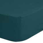Good morning drap - housse jersey 180x220 cm bleu pétrole Good morning drap - housse jersey 180x220 cm bleu pétrole