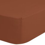 Good morning drap - housse jersey 180x220 cm terre cuite Good morning drap - housse jersey 180x220 cm terre cuite