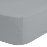 Good morning drap - housse jersey 200x220 cm argent�