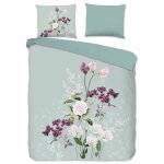 Good morning housse de couette charlotte 200x200 cm aigue - marine