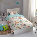Good morning housse de couette pour enfants boho 135x200 cm