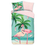 Good morning housse de couette enfant bonaire 140x200 / 220 cm rose