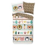 Good morning housse de couette enfant friends 135x200 cm multicolore