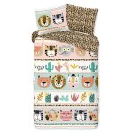 Good morning housse couette enfant friends 140x200 / 220 cm multicolore