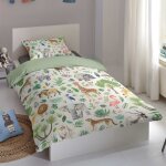 Good morning housse de couette enfant jungle 120x150 cm multicolore