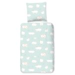 Good morning housse de couette enfant petting z 135x200 cm menthe
