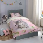 Good morning housse de couette pour enfants pussycat 135x200 cm