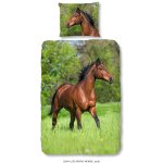 Good morning housse de couette enfants running horse 140x200 / 220 cm