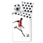 Good morning housse de couette enfant score 135x200 cm blanc