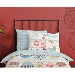 Good morning housse de couette enfant sea 140x200 / 220 cm blanc cass
