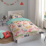 Good morning housse de couette pour enfants so fun 140x200 / 220 cm