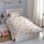 Good morning housse de couette enfant unilove 120x150 cm multicolore