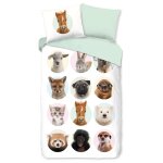 Good morning housse couette enfant young a 140x200 / 220 cm multicolore