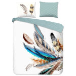Good morning housse de couette feather 240x200 / 220 cm multicolore Good morning housse de couette feather 240x200 / 220 cm multicolore