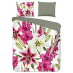 Good morning housse de couette fleurie 135x200 cm multicolore