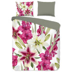 Good morning housse de couette fleurie 155x220 cm multicolore