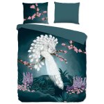 Good morning housse de couette genesis 155x220 cm bleu p�trole