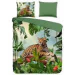 Good morning housse de couette jungle 140x200 / 220 cm multicolore