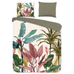 Good morning housse de couette palms 155x220 cm multicolore