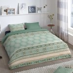 Good morning housse de couette pitri 155x220 cm vert