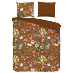 Good morning housse de couette shinshou 200x200 / 220 cm brun terra